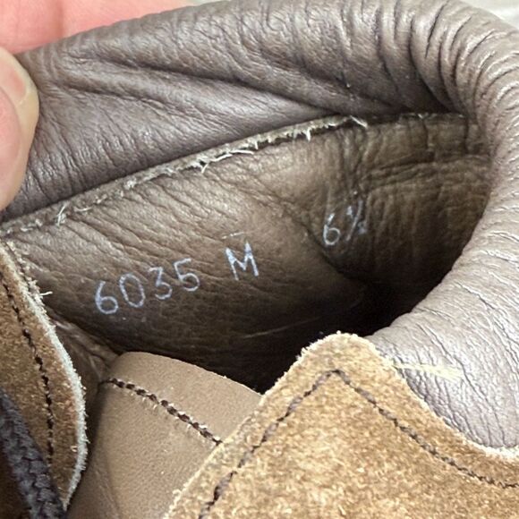 Dunham Tyroleans Men’s Sz 6.5M Brown Suede Vtg Vibram Mountaineering Hiking Boot - Picture 6 of 12